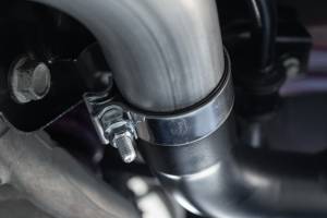 MBRP - MBRP 18-22 Ford Mustang GT 5L T304 SS 3in Cat-Back Dual Rear w/4in Quad Carbon Fiber Tips (Race) - S72073CF - Image 5