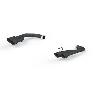 MBRP - MBRP 18-20 Ford Mustang GT 2.5in Black Coated Non Active Dual Axle Back Exhaust - 4in Dual Wall Tips - S7211BLK - Image 3