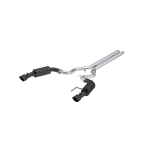 MBRP - MBRP 2024 Ford Mustang GT S650, 5.0L 3in Cat-Back Dual Split Rear, Black-Coated (street) - S7251BLK - Image 2