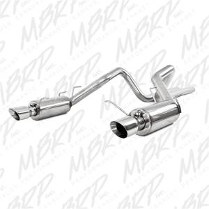 MBRP - MBRP 11-14 Ford Mustang GT 5.0L Dual Split Rear Street Version T409 3in Cat Back Exhaust System - S7258409 - Image 3