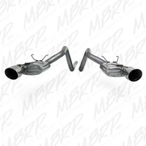 MBRP - MBRP 11-12 Ford Shelby GT 500 T304 3in Cat Back Dual Split Rear Race Version 4.5in Tips - S7260304 - Image 2