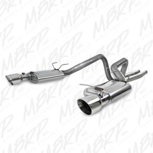 MBRP - MBRP 11-12 Ford Shelby GT 500 T304 3in Cat Back Dual Split Rear Race Version 4.5in Tips - S7260304 - Image 5
