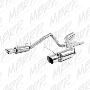 MBRP - MBRP 11-12 Ford Shelby GT 500 T304 3in Cat Back Dual Split Rear Race Version 4.5in Tips - S7260304 - Image 6