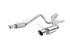 MBRP - MBRP 11-14 Ford Mustang GT 5.0L Dual Split Rear Race Version T409 3in Cat Back Exhaust System - S7264409 - Image 3