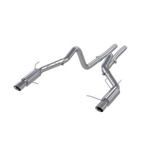 MBRP - MBRP 11-14 Ford Mustang GT 5.0L Dual Split Rear Race Version AL 3in Cat Back Exhaust System - S7264AL - Image 4