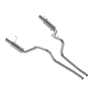 MBRP - MBRP 05-09 Ford Shelby GT500 / GT Dual Split Rear Street Version 4in Tips T409 Exhaust System - S7269409 - Image 2