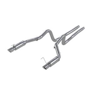 MBRP - MBRP 05-09 Ford Mustang GT 4.6L Dual Split Rear Race Version AL/ 3in Cat Back Exhaust System - S7270AL - Image 3