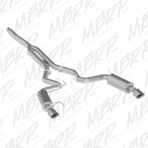 MBRP - MBRP 15-18 Ford Mustang EcoBoost 2.3L T409 3in Cat Back Dual Split Rear Exit (Race Version) - S7275409 - Image 3