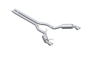 MBRP - MBRP 15-17 Ford Mustang GT 5.0 3in Cat Back Dual Split Rear Race Version 4.5in Tips - T409 - S7278409 - Image 2