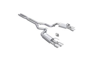 MBRP 2024+ Ford Mustang GT Armor Pro 3in Steet Profile Catback Exhaust - Stainless Steel Tips - S7280304