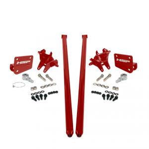 HSP Diesel Traction Bars For 2017.5-2022 Ford Powerstroke 6.7L F350 SRW (RCLB)-Flag Red HSP Diesel - HSP-P-435-4-1-HSP-BR