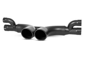 MBRP - MBRP 14-19 Porsche GT3/GT3RS 3in Center Muffler Bypass 4in Tips - Black Coated - S7607BLK - Image 8