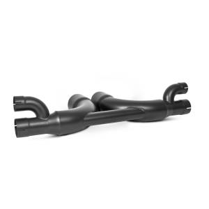MBRP - MBRP 14-19 Porsche GT3/GT3RS 3in Center Muffler Bypass 4in Tips - Black Coated - S7607BLK - Image 9