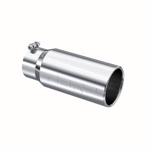 MBRP - MBRP Universal Tip 5 O.D. Rolled Straight 4 inlet 12 length - T5050 - Image 1