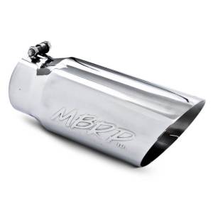 MBRP - MBRP Universal Tip 5 O.D. Dual Wall Angled 4 inlet 12 length - T5053 - Image 1