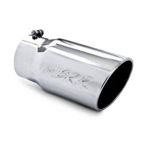 MBRP - MBRP Universal Tip 6 O.D. Angled Rolled End 5 inlet 12 length - T5075 - Image 3