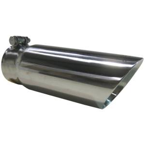 MBRP - MBRP Universal Tip 3in O.D. Dual Wall Angled End 3 inlet 12 length - T5114 - Image 1