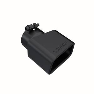 MBRP - MBRP Universal Tip 4.75inx 3in Rectangle Angled Cut 3in O.D. inlet Pass. Side 7.375in length Black - T5120BLK - Image 2