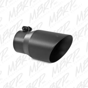 MBRP - MBRP Tip 3in Round x 4in Inlet OD Dual Walled Angled Black Tip - Fits all 3in Exhausts - T5122BLK - Image 3
