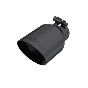 MBRP - MBRP Universal 4in OD Dual Wall Angled 2.5in Inlet 8in Length Exhaust Tip - Black - T5123BLK - Image 3