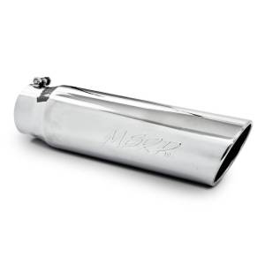MBRP - MBRP Universal 5in OD Angled Rolled End 4in Inlet 18in Length T304 Exhaust Tip - T5124 - Image 4