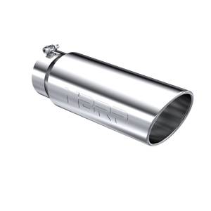 MBRP - MBRP Universal Tip 6in OD Angled Rolled End 5in Inlet 18in Length T304 Exhaust - T5125 - Image 1