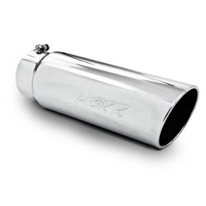 MBRP - MBRP Universal Tip 6in OD Angled Rolled End 5in Inlet 18in Length T304 Exhaust - T5125 - Image 2