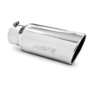MBRP - MBRP Universal Tip 7in O.D. Rolled End 5in inlet 18in length - T304 (SINGLE TIP) - T5127 - Image 1