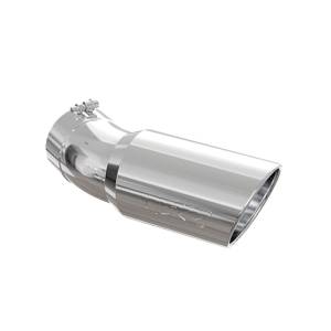 MBRP - MBRP Universal Tip 6in OD 5in Inlet 15.5in Length 30 Deg Bend Angled Rolled End T304 - T5154 - Image 3