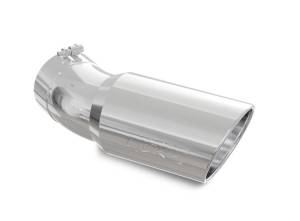 MBRP - MBRP Universal Tip 6in OD 5in Inlet 15.5in Length 30 Deg Bend Angled Rolled End T304 - T5154 - Image 4