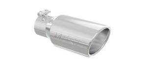 MBRP - MBRP Universal Tip 4in OD 3in Inlet 10in Length Angled Rolled End T304 - T5155 - Image 3
