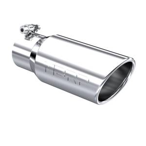 MBRP - MBRP Universal Tip 4in OD 3in Inlet 10in Length Angled Rolled End T304 - T5155 - Image 4