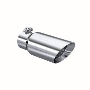 MBRP - MBRP Universal Tip 4in OD 3in Inlet 10in Length Dual Wall Angled End T304 - T5156 - Image 1