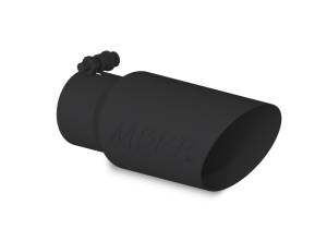 MBRP - MBRP Universal Tip 4in OD 3in Inlet 10in Length Dual Wall Angled End Black - T5156BLK - Image 3