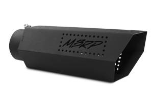 MBRP - MBRP Universal Hex Tip 4in Inlet 16in Length w/o Logo - Black Coated - T5165BLK - Image 2
