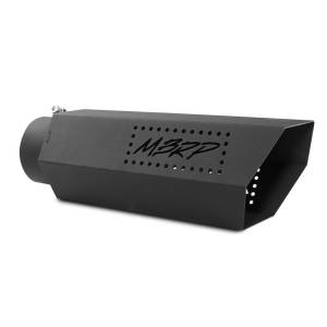 MBRP - MBRP Universal Hex Tip 4in Inlet 16in Length w/o Logo - Black Coated - T5165BLK - Image 4