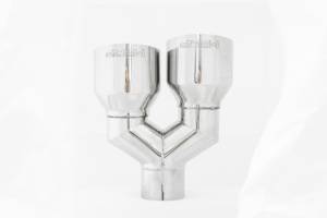 MBRP - MBRP Universal T304 SS Dual Tip 4in OD/2.5in Inlet - T5177 - Image 2