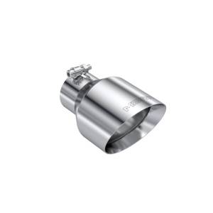 MBRP - MBRP Universal T304 Stainless Steel Tip 3on ID / 5in OD Out / 8in Length Angle Cut Dual Wall - T5187 - Image 1