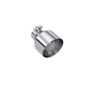 MBRP - MBRP Universal T304 Stainless Steel Tip 2.5in ID / 5in OD Out / 6.5in Length Angle Cut Single Wall - T5190 - Image 1
