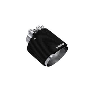 MBRP - MBRP Universal Carbon Fiber Tip 2.5in ID / 5in OD Out / 6.5in Length Angle Cut Dual Wall - T5190CF - Image 1