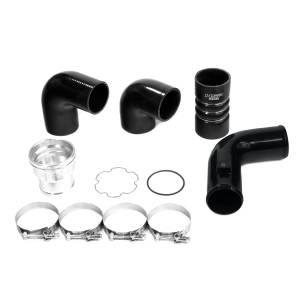 HSP Diesel Replacement Cold Side Tube For 2011-2022 Ford Powerstroke F250/350 6.7L-Silk Satin Black HSP Diesel - HSP-P-405-HSP-SB