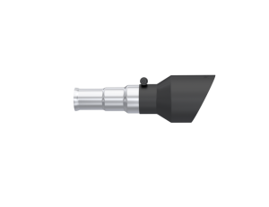 MBRP - MBRP 19-24 Ram 1500 5.7L Hemi 3in Inlet 5in OD Dual Wall Angle Cut T304 BLK Tips - Pairs - T5199BLK - Image 2