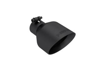 MBRP - MBRP Black-Coated Tip 2.5in ID, 5in OD Out, 8in Length, Angle Cut, Dual Wall - T5203BLK - Image 1