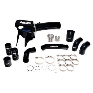 HSP Diesel Intake And Intercooler Bundle Kit For 2020-2022 Ford Powerstroke F250/350 6.7L-Ink Black HSP Diesel - HSP-P-493-3-HSP-GB