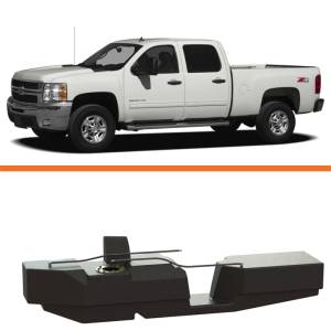 Titan Fuel Tanks - Titan Fuel Tanks 01-10 GM 2500/3500 Duramax Crew Cab Short Bed 52 Gallon XXL Mid-Ship Fuel Tank - 7010201 - Image 6