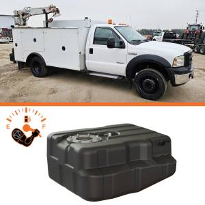 Titan Fuel Tanks - Titan Fuel Tanks 99-10 Ford F-350/F-450 Narrow Frame 40 Gallon After-Axle Utility Fuel Tank - 8020099 - Image 1