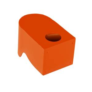 HSP Diesel - HSP Diesel 01-19 Chevrolet/GMC Duramax Brake Fluid Reservoir Cover M and M Orange HSP Diesel - HSP-D-045-HSP-O - Image 2