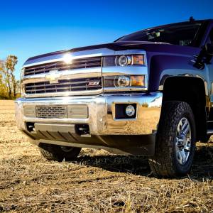 HSP Diesel - HSP Diesel 15-19 Chevrolet Silverado 2500/3500 HD Bumper Grille Insert Polar White HSP Diesel - HSP-D-063-1-2-HSP-W - Image 3