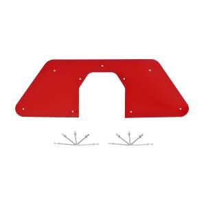 HSP Diesel Hood Latch Plate For 19-22 Dodge Cummins 5th Gen 6.7L-Flag Red HSP Diesel - HSP-C-560-1-HSP-BR