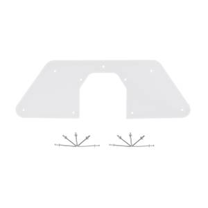 HSP Diesel Hood Latch Plate For 19-22 Dodge Cummins 5th Gen 6.7L-Polar White HSP Diesel - HSP-C-560-1-HSP-W